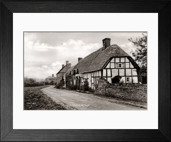Framed Print : The Village, North Littleton, Worcestershire Framed Print : The Village, North Littleton, Worcestershire