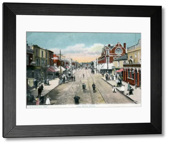 Framed Print : High Street, Shirley, Hampshire Framed Print : High Street, Shirley, Hampshire