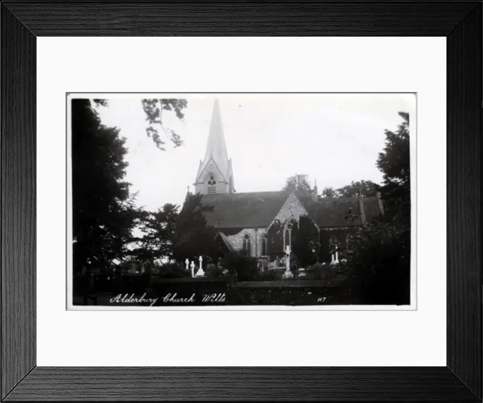 Framed Print : The Church, Alderbury, Wiltshire Framed Print : The Church, Alderbury, Wiltshire