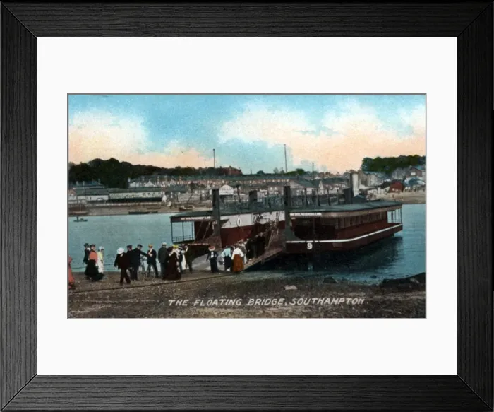 Framed Print : The Floating Bridge, Southampton, Hampshire Framed Print : The Floating Bridge, Southampton, Hampshire
