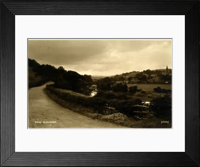 Framed Print : The Village, Ruswarp, Yorkshire Framed Print : The Village, Ruswarp, Yorkshire