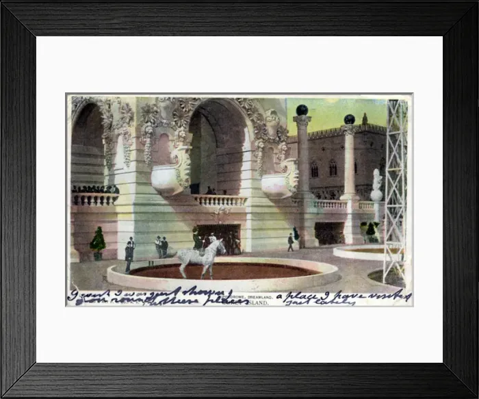 Framed Print : Dreamland Amusement Park, Coney Island, New York Framed Print : Dreamland Amusement Park, Coney Island, New York