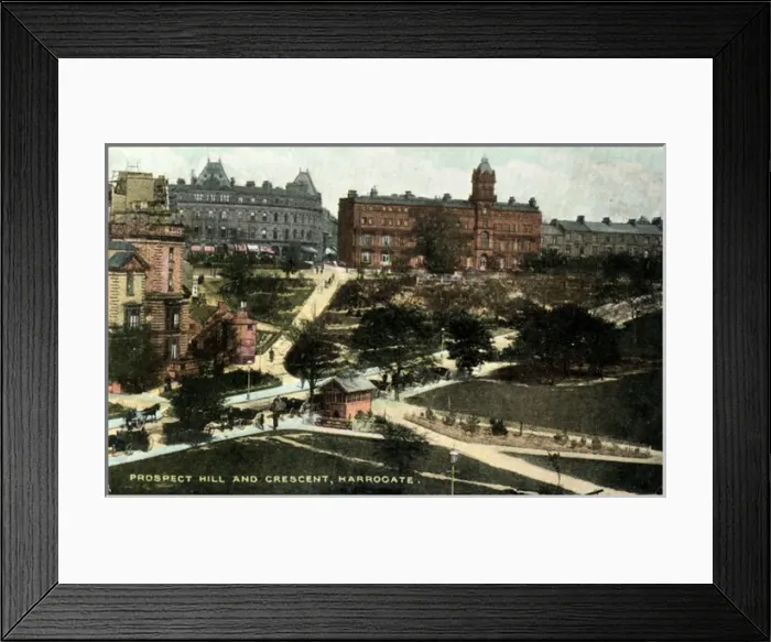 Framed Print : Prospect Hill & Crescent, Harrogate, Yorkshire Framed Print : Prospect Hill & Crescent, Harrogate, Yorkshire