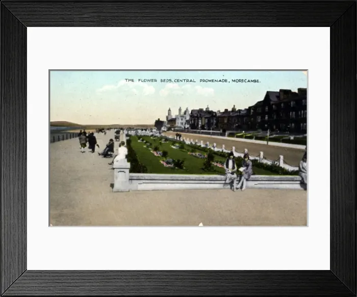 Framed Print : Central Promenade, Morecambe, Lancashire Framed Print : Central Promenade, Morecambe, Lancashire