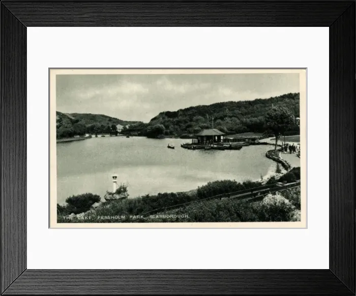 Framed Print : Peasholm Park, Scarborough, Yorkshire Framed Print : Peasholm Park, Scarborough, Yorkshire