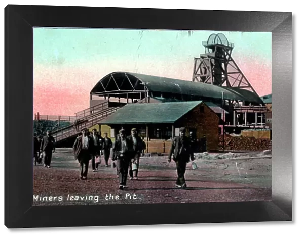 Coalminers Leaving the Pit, Unknown Colliery