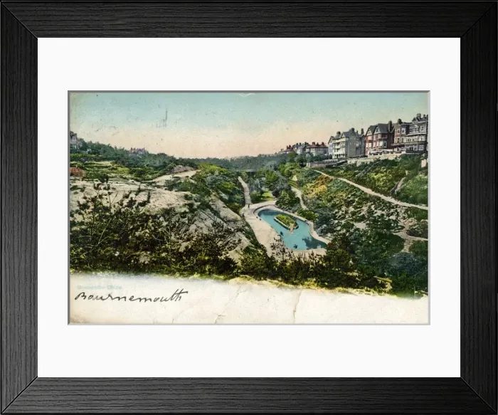 Framed Print : The Chine, Boscombe, Bournemouth, England Framed Print : The Chine, Boscombe, Bournemouth, England