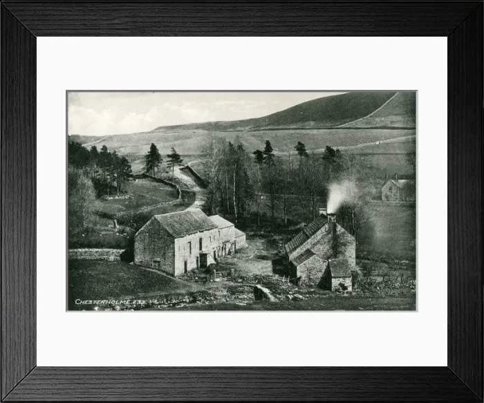 Framed Print : The Village, Chesterholm, Bardon Mill, England Framed Print : The Village, Chesterholm, Bardon Mill, England