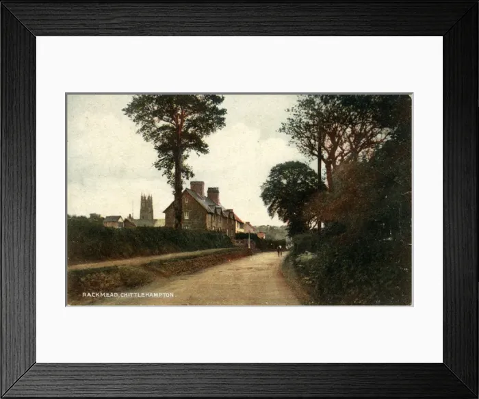 Framed Print : The Village, Rackmead, Chittlehampton, England Framed Print : The Village, Rackmead, Chittlehampton, England