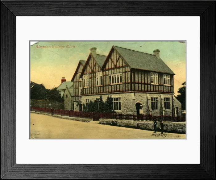 Framed Print : The Village Club, Blagdon, England Framed Print : The Village Club, Blagdon, England