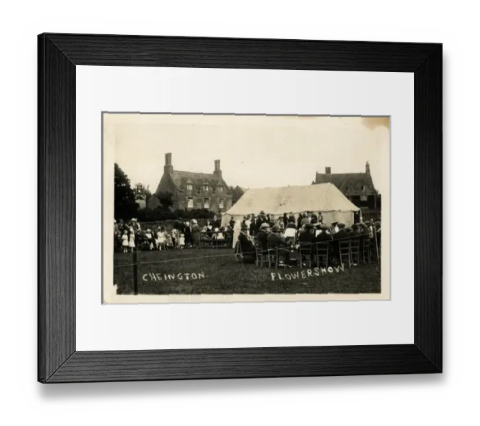 Framed Print : The Flowershow, Cherington, Stratford-on-Avon, England Framed Print : The Flowershow, Cherington, Stratford-on-Avon, England