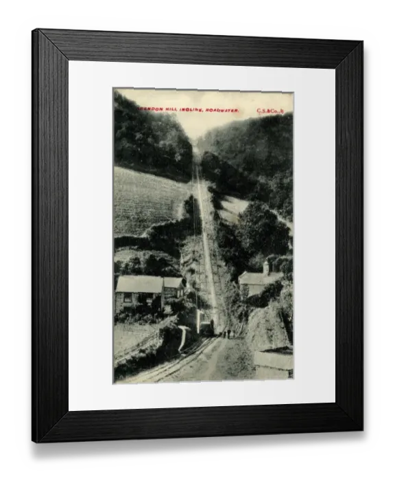 Framed Print : Brendon Hill Incline, Roadwater, Somerset Framed Print : Brendon Hill Incline, Roadwater, Somerset