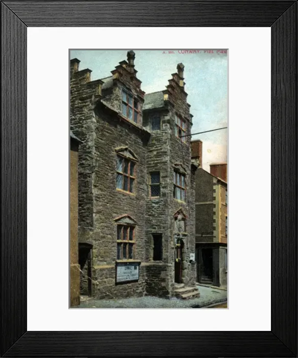 Framed Print : Plas Mawr, Conwy, Clwyd - Conwy Framed Print : Plas Mawr, Conwy, Clwyd - Conwy