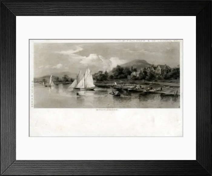 Framed Print : The Lake, Windermere, Cumbria Framed Print : The Lake, Windermere, Cumbria