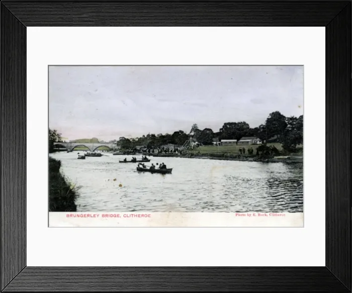 Framed Print : The River Ribble, Brungerley Bridge, Lancashire Framed Print : The River Ribble, Brungerley Bridge, Lancashire