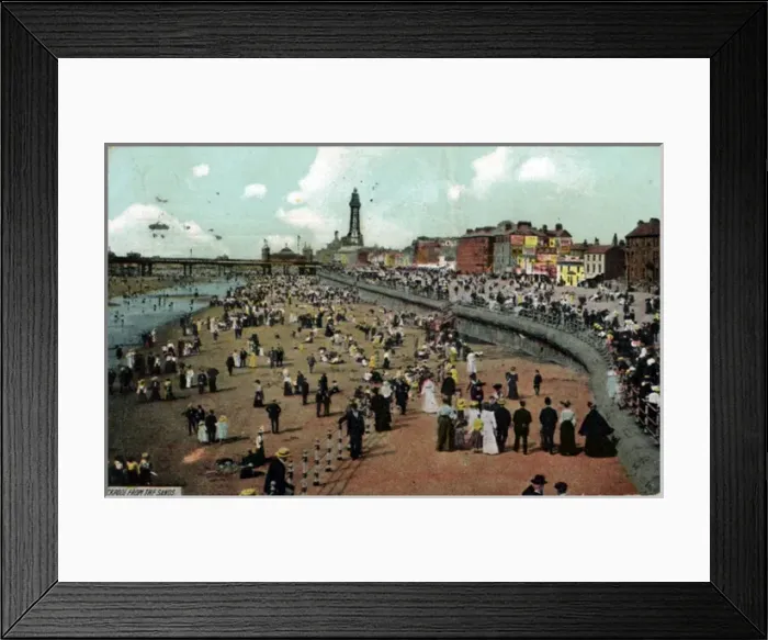 Framed Print : The Town & Tower, Blackpool, Lancashire Framed Print : The Town & Tower, Blackpool, Lancashire