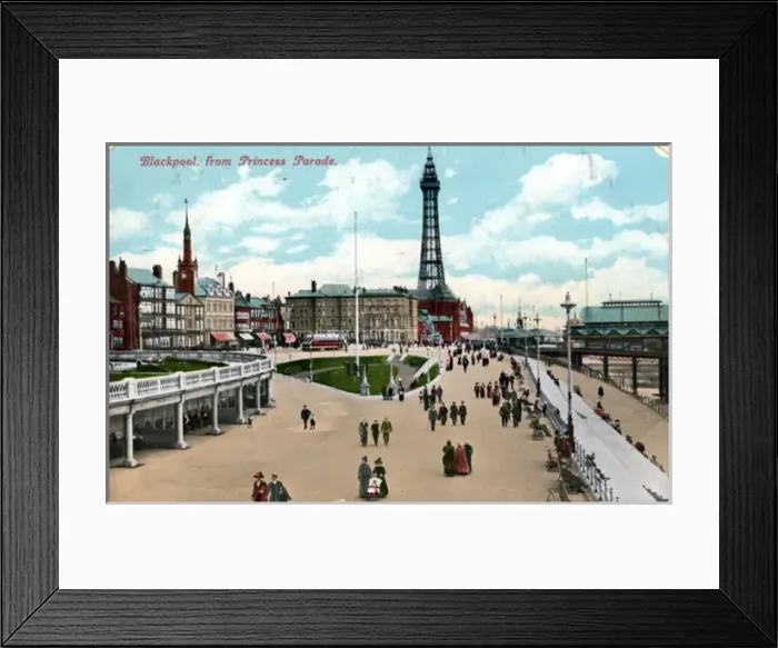 Framed Print : The Town & Tower, Blackpool, Lancashire Framed Print : The Town & Tower, Blackpool, Lancashire