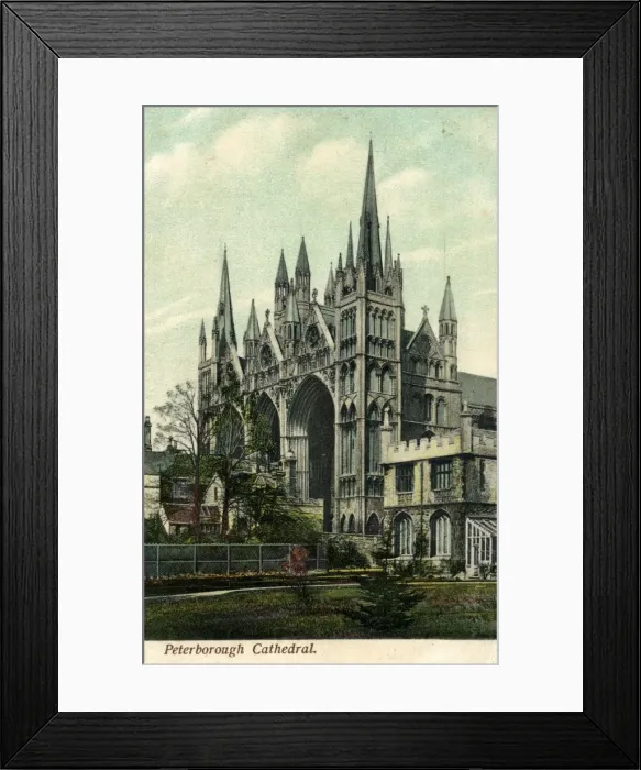Framed Print : The Cathedral, Peterborough, Cambridgeshire Framed Print : The Cathedral, Peterborough, Cambridgeshire