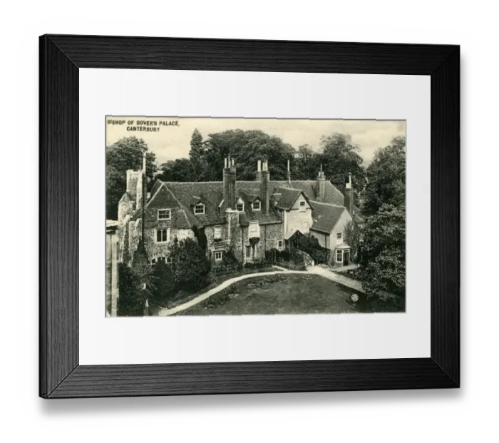 Framed Print : Bishop of Dovers Palace, Canterbury, Kent Framed Print : Bishop of Dovers Palace, Canterbury, Kent