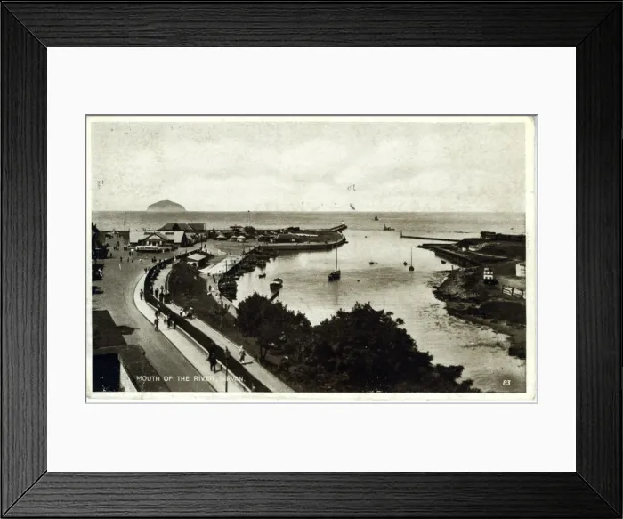 Framed Print : Mouth of the River, Girvan, Ayrshire Framed Print : Mouth of the River, Girvan, Ayrshire