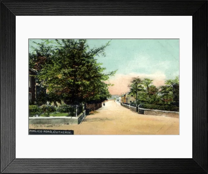 Framed Print : Pimlico Road, Clitheroe, Lancashire Framed Print : Pimlico Road, Clitheroe, Lancashire