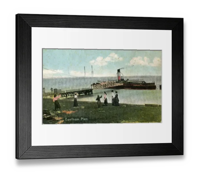 Framed Print : The Pier, Eastham, Cheshire Framed Print : The Pier, Eastham, Cheshire