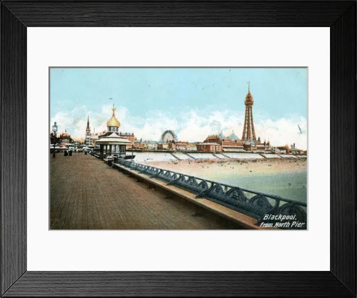 Framed Print : The Town & Tower, Blackpool, Lancashire Framed Print : The Town & Tower, Blackpool, Lancashire