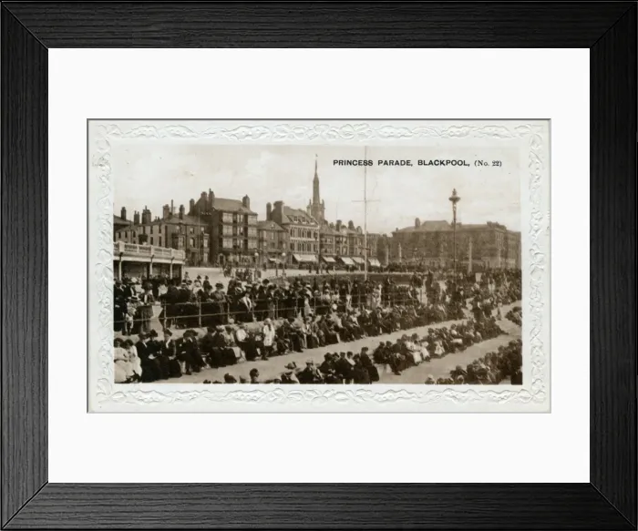 Framed Print : Princess Parade, Blackpool, Lancashire Framed Print : Princess Parade, Blackpool, Lancashire