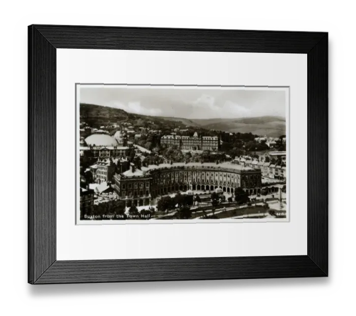 Framed Print : The Crescent, Buxton, Derbyshire Framed Print : The Crescent, Buxton, Derbyshire