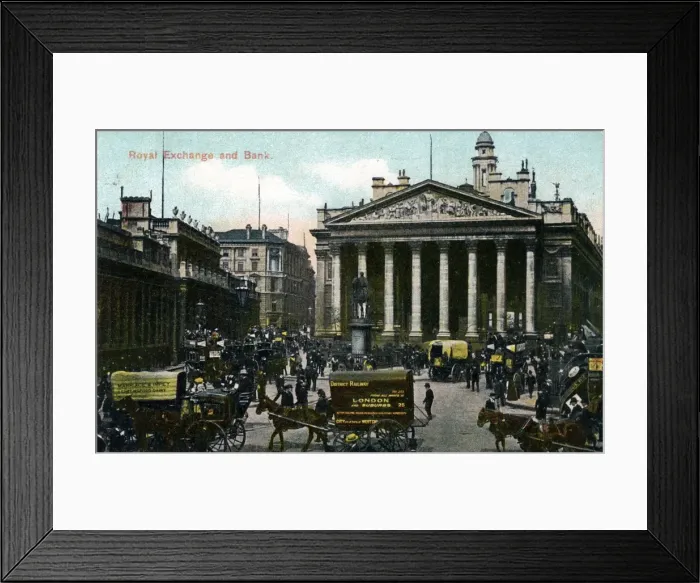 Framed Print : Cornhill, City of London, London Framed Print : Cornhill, City of London, London