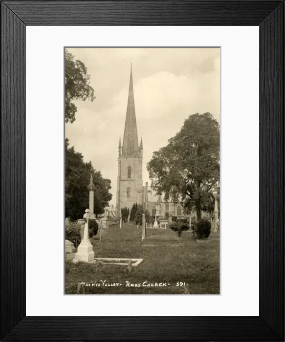 Framed Print : St Marys Church, Ross-on-Wye, Herefordshire Framed Print : St Marys Church, Ross-on-Wye, Herefordshire