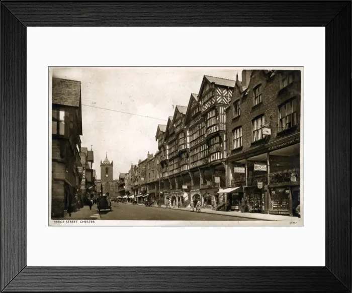 Framed Print : Bridge Street, Chester, Cheshire Framed Print : Bridge Street, Chester, Cheshire