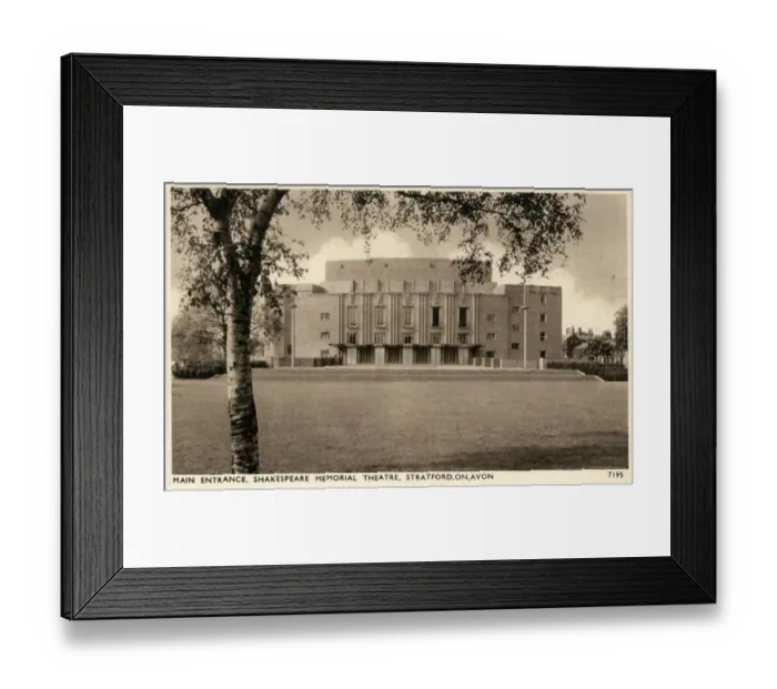 Framed Print : Shakespeare Memorial Theatre, Stratford-upon-Avon Framed Print : Shakespeare Memorial Theatre, Stratford-upon-Avon