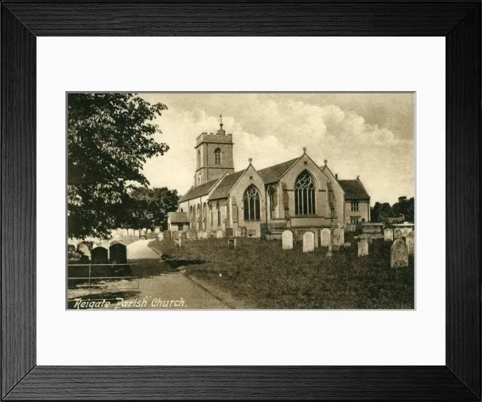 Framed Print : Parish Church, Reigate, Surrey Framed Print : Parish Church, Reigate, Surrey