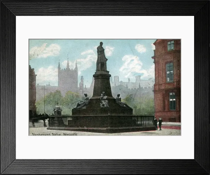 Framed Print : George Stephenson Monument, Newcastle upon Tyne Framed Print : George Stephenson Monument, Newcastle upon Tyne