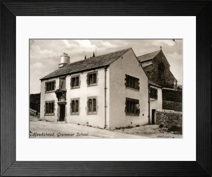 Framed Print : Grammar School, Hawkshead, Cumbria Framed Print : Grammar School, Hawkshead, Cumbria