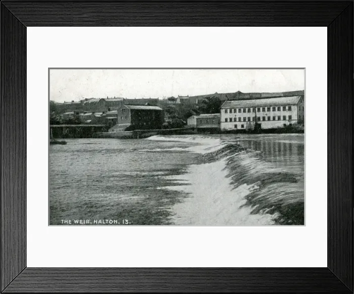 Framed Print : The Weir, Halton, Lancashire Framed Print : The Weir, Halton, Lancashire