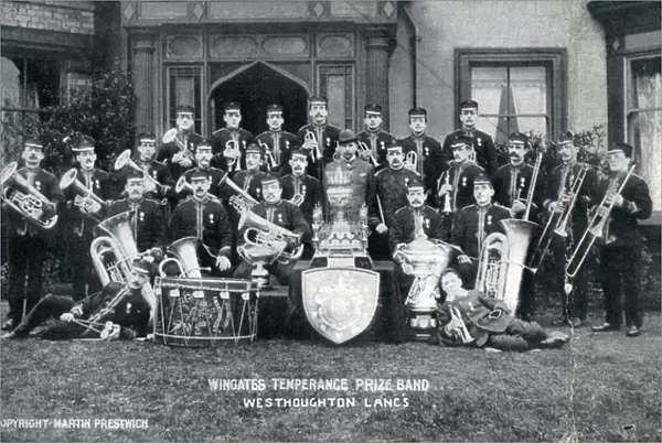 Wingates Temperance Prize Brass Band, Westhoughton, Lancashi