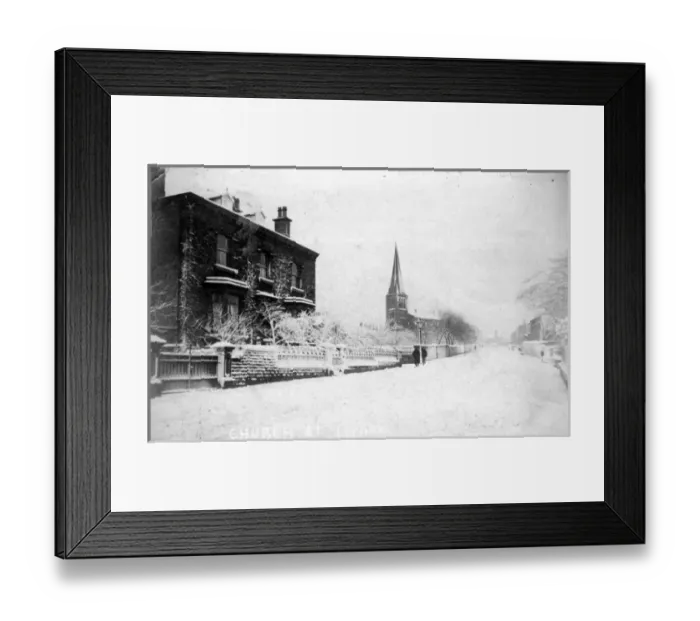 Framed Print : Church Street, Heckmondwike, Yorkshire