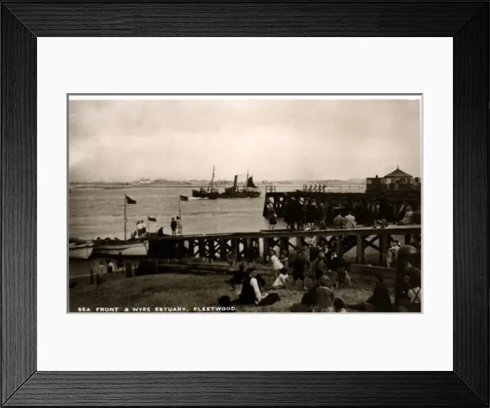 Framed Print : Sea Front & Wyre Estuary, Fleetwood, Lancashire Framed Print : Sea Front & Wyre Estuary, Fleetwood, Lancashire