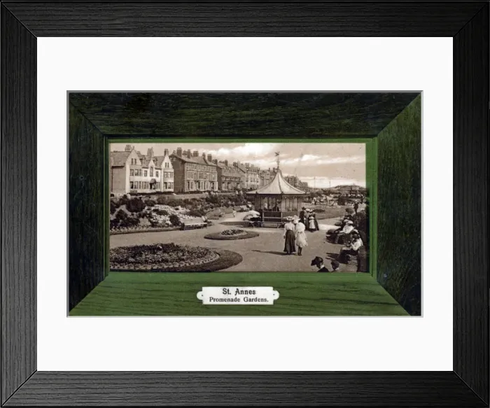 Framed Print : Promenade Gardens, St Annes, Lancashire Framed Print : Promenade Gardens, St Annes, Lancashire