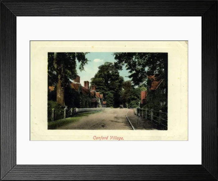 Framed Print : The Village, Canford, Dorset Framed Print : The Village, Canford, Dorset
