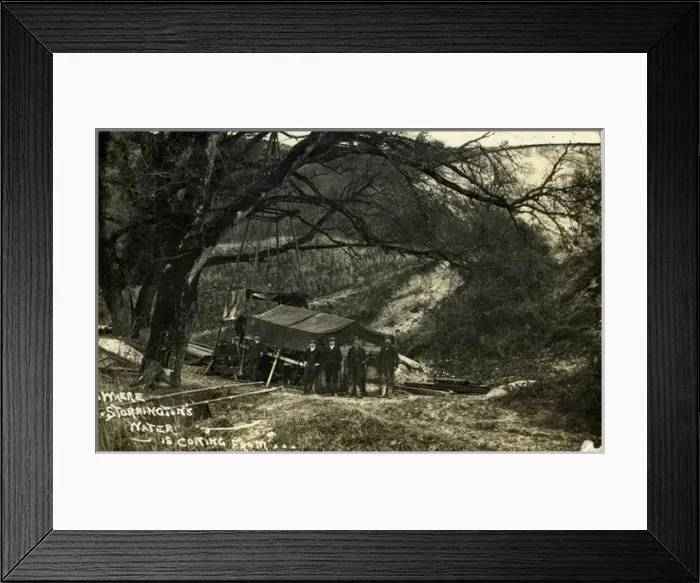 Framed Print : Engineers & Drilling Rig, Storrington, Sussex Framed Print : Engineers & Drilling Rig, Storrington, Sussex