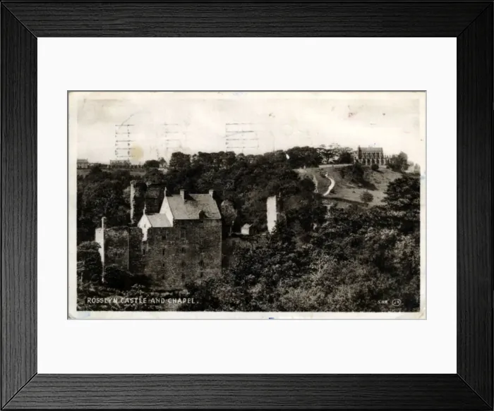 Framed Print : Castle & Chapel, Rosslyn, Midlothian Framed Print : Castle & Chapel, Rosslyn, Midlothian