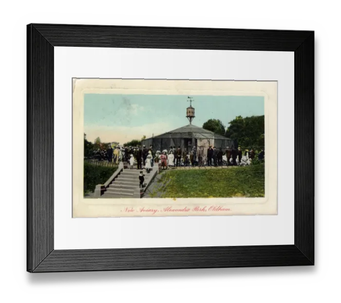 Framed Print : New Aviary - Alexandra Park, Oldham, Lancashire Framed Print : New Aviary - Alexandra Park, Oldham, Lancashire