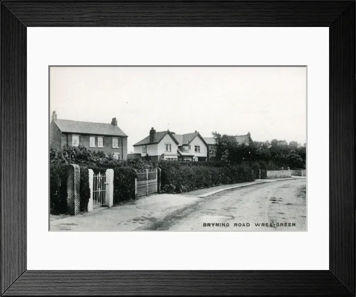 Framed Print : Bryning Road, Wrea Green, Lancashire Framed Print : Bryning Road, Wrea Green, Lancashire