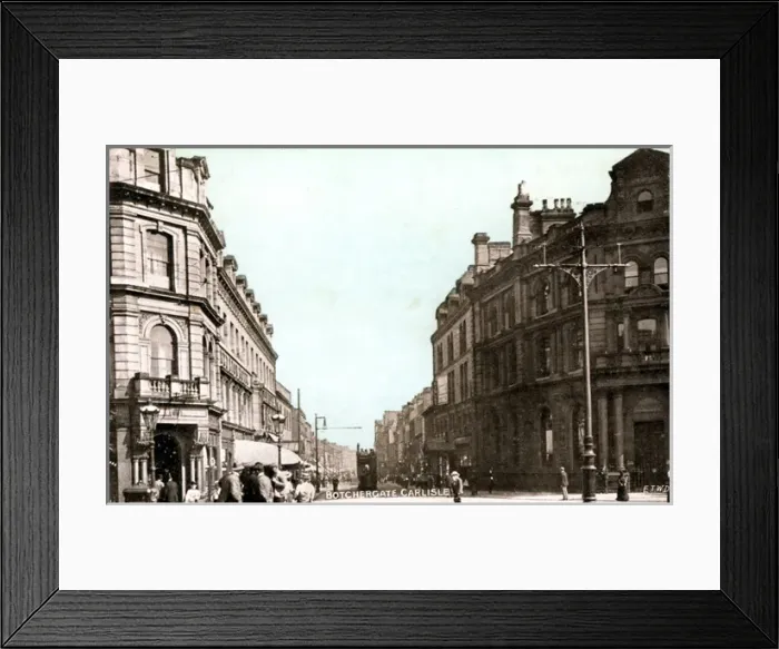 Framed Print : Botchergate, Carlisle, Cumbria Framed Print : Botchergate, Carlisle, Cumbria