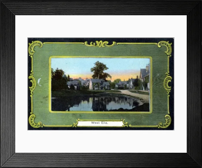 Framed Print : The Village, West Ella, Yorkshire Framed Print : The Village, West Ella, Yorkshire