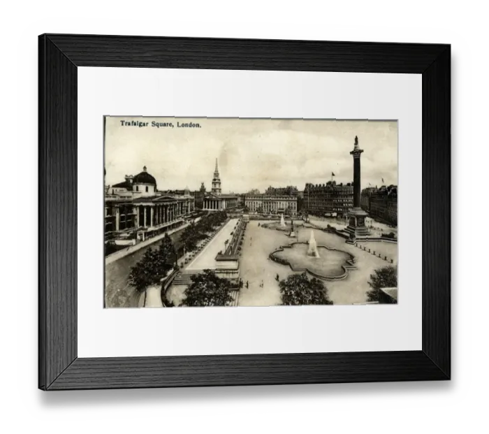 Framed Print : Trafalgar Square, London, London Framed Print : Trafalgar Square, London, London