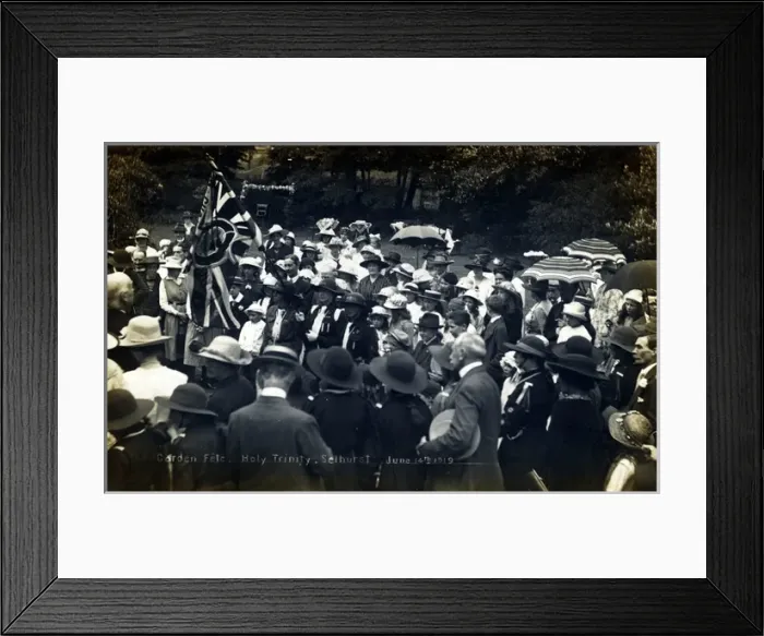 Framed Print : Garden Fete, Selhurst, Surrey Framed Print : Garden Fete, Selhurst, Surrey